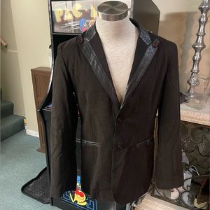 Armani Exchange brown mens blazer size 44L